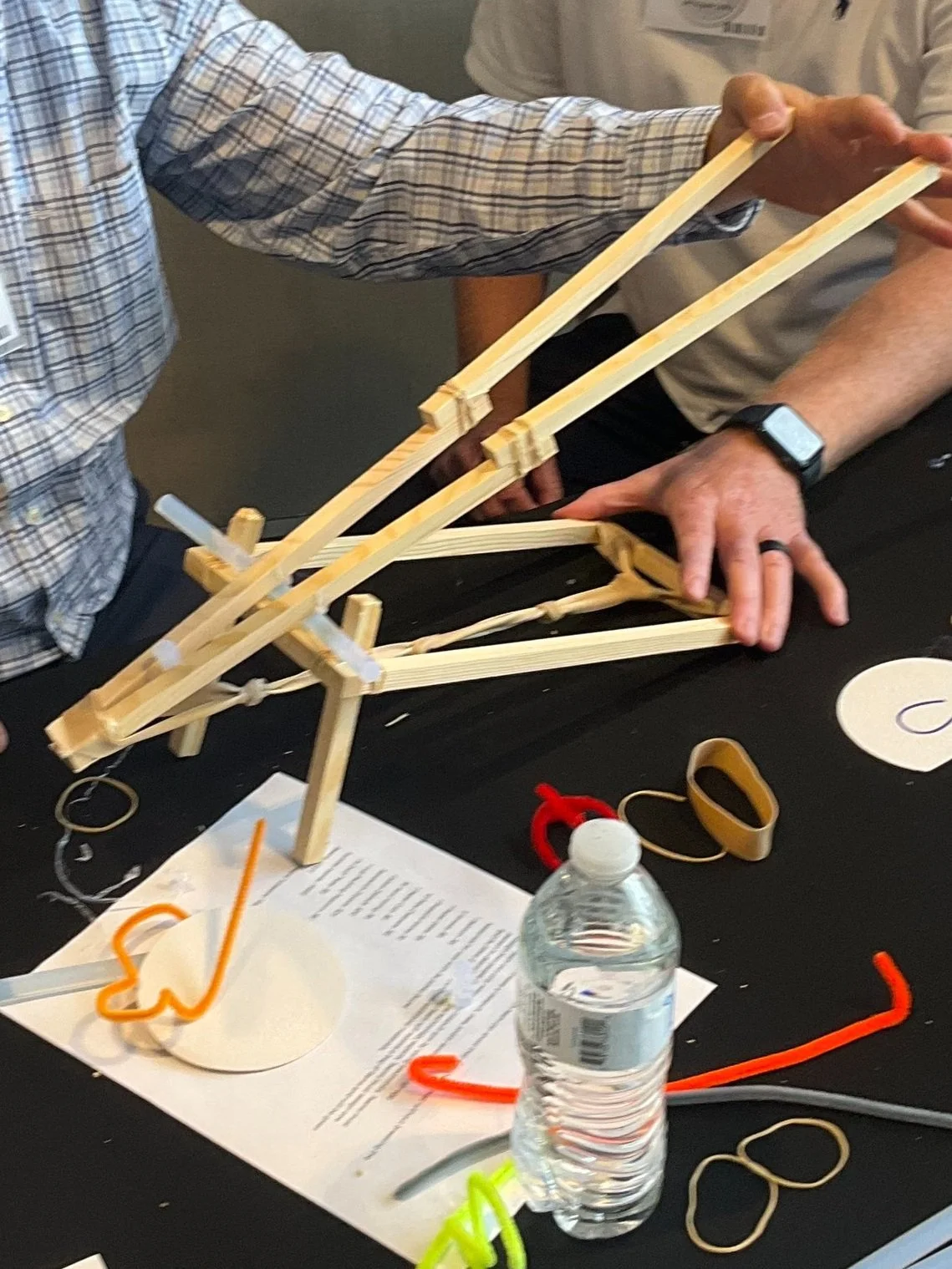Egg catapult engineering challenge